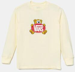 Vans gyerek pamut hosszú ujjú felső Cuddle Bear sárga, VN000MG7E301 - sárga 92