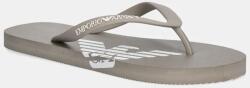 Emporio Armani Underwear flip-flop bézs, női, lapos talpú, XVQS08 XN746 U539 - bézs Női 37
