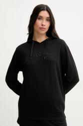 GUESS felső LUCIA fekete, női, nyomott mintás, kapucnis, O5GQ00 KCQP2 - fekete XL