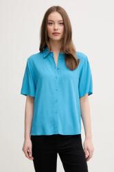 Benetton ing női, galléros, regular, 5WPWDQ0B1 - kék XXS - answear - 12 990 Ft