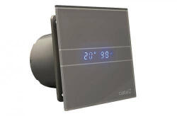 CATA E-100 MTH Szellőztető Ventilátor ezüst pára és időzíthető funkcióval műanyag előlapos