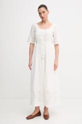 Pepe Jeans ruha ELEANOR bézs, maxi, harang alakú, PL953700 - bézs XL