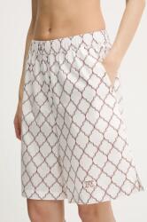 Max Mara Beachwear pamut strandnadrág fehér, 2516141029600 - fehér 34
