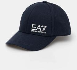 EA7 Emporio Armani pamut baseball sapka sötétkék, nyomott mintás, AF11989.7X000005 - sötétkék S
