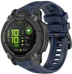 SILICONE Cserélhető szíj a Garmin Instinct 3 45mm sötétkékhez