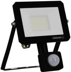 OSRAM FLOODLIGHT LUX SENSOR 20W 865 kültéri LED fényvető(reflektor) fény-és mozgásérzékelővel fekete, 20W teljesítmény, 1800lm, 6500K, 30000h élettartam, IP65, 3év garancia, 220-240V ( 4099854489600 ) (4099
