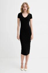 Blugirl Blumarine ruha fekete, midi, testhezálló, RA5097. MS46M - fekete M