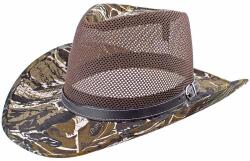 TifanTEX Pălărie cu plasă, 3D Realtree, maro (Pălărie pentru vară) (0441E6)