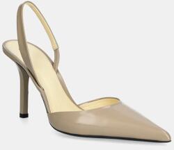 Proenza Schouler bőr tűsarkú Slash bézs, SH251001 - bézs Női 36