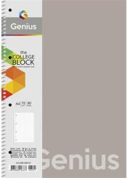 Shkolyaryk Publishing House Spirálfüzet, A4, kockás, 80 lap, PP bortító, SHKOLYARYK "Genius", vegyes (SB806803K) - fiorex