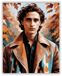  Modern Színész Őszi Portré - számfestő készlet