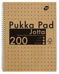 Pukka Pad Spirálfüzet, A4, vonalas, 100 lap, PUKKA PAD "Jotta Kraft (PUP9565) - fiorex