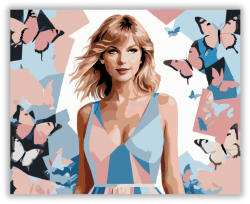 Számfestő Taylor Swift Portré - számfestő készlet