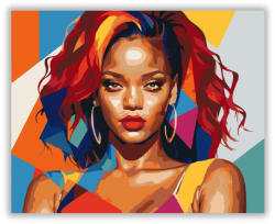  Híres Énekesnő Színes Portré - számfestő készlet