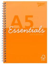 Pukka Pad Spirálfüzet, A5, vonalas, 80 lap, PUKKA PAD "Unipad Essentials Jotta", vegyes (PUPUEJA5) - fiorex