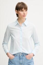 Benetton pamut ing női, galléros, regular, 5WPQDQ0AX - kék S