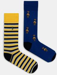 Ralph Lauren zokni 2 pár férfi, 449973042 - kék Univerzális méret