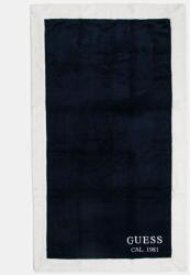 GUESS pamut törölköző - sötétkék Univerzális méret