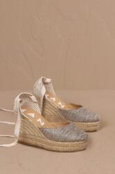Manebi espadrilles Wedge Espadrilles sárga, női, platformos, H 3.1 WV - arany Női 40