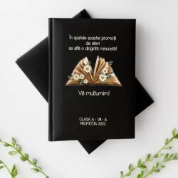 Gravolo Agenda cadou neagra personalizata pentru diriginta (C949)