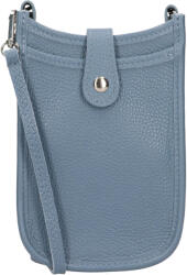 Italia Női bőr kézitáska mobiltelefonhoz és iratokhoz Italia Simma - kék