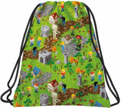 DERFORM Minecraft mintás tornazsák, 41x35cm, BackUp, 2025, A61 (DFM-WOB7A61) - mesescuccok