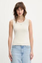 Tommy Jeans top bézs, DW0DW20673 - bézs S