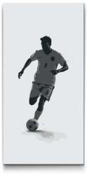  Festés számok szerint - Futballjátékos sziluettje Méret: 40x80cm, Keretezés: Műanyagtáblával