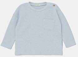 Benetton baba pamut hosszú ujjú sima, 3X3MA105Y - kék 74