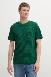 Tommy Hilfiger pamut póló zöld, férfi, sima, MW0MW39995 - zöld L - answear - 18 990 Ft