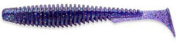  Fishup_u-shad 4" (8pcs. ), #060 - Dark Violet/peacock & Silver (fhl24132) - fishcentrum