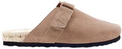 Manebi papucs velúrból Hamptons Clog Mules bézs, női, W 1.9 B0 - bézs Női 36