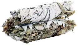  White Sage Black Sage Fehér Zsálya Fekete Zsálya Füstölő 25-30g