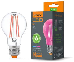 Videx Led КРУШКА videx vle-a60ff-08271 e27 8w 1200k ip20 ЗА РАСТЕНИЯ (02020108)