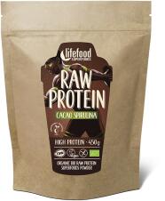 Lifefood Pudra proteica cu cacao si spirulina bio 450g Lifefood - supermarketpentrutine