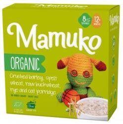Mamuko Porridge din 5 cereale orz, spelta, hrisca, secara si fulgi de ovaz bio 12+ luni 200g Mamuko