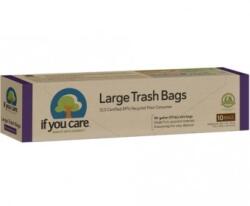 If you care Saci menajeri din plastic reciclat 113.6l 10buc If You Care