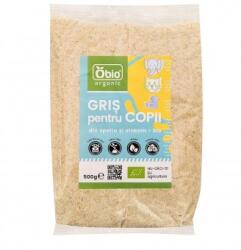 Obio Gris pentru copii din spelta si einkorn bio 500g Obio