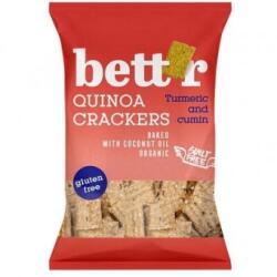 bett'r Crackers cu quinoa si turmeric bio 100g Bettr