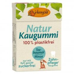 Birkengold Guma de mestecat cu tea tree si menta 20 drajeuri 28g Birkengold