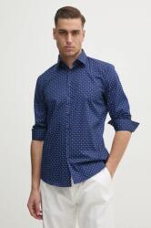 Calvin Klein ing férfi, galléros, sötétkék, slim, K10K114313 - sötétkék 42
