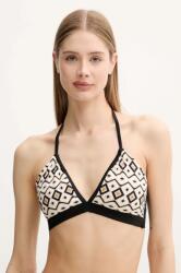 Max Mara Beachwear kifordítható bikini felső bézs, puha kosaras, 2516821349600 - bézs M