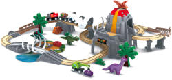 Hape Set de joaca trenulet aventura Dino Hape 61 piese (E3795A) Trenulet