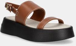 Armani Exchange szandál barna, női, platformos, XDP054 XV921 01816 - barna Női 40