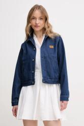 Calvin Klein Jeans pamut farmerdzseki sötétkék, átmeneti, J20J225180 - sötétkék L
