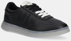 Giorgio Armani bőr sportcipő fekete, férfi, X4X694 XF846 00002 - fekete Férfi 42
