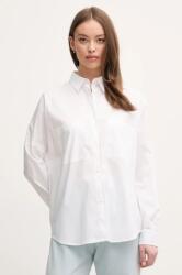 Benetton ing női, galléros, fehér, relaxed, 54KXDQ0B2 - fehér L