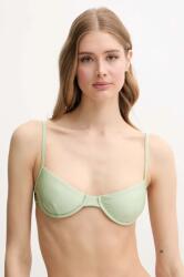 Filippa K bikini felső zöld, puha kosaras, 31185 - zöld L