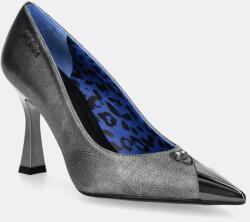 New Rock bőr tűsarkú HYBRID szürke, M-PUMP001-S3 - szürke Női 40