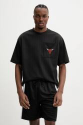 New Era t-shirt fekete, férfi, nyomott mintás, 60596442 - fekete L